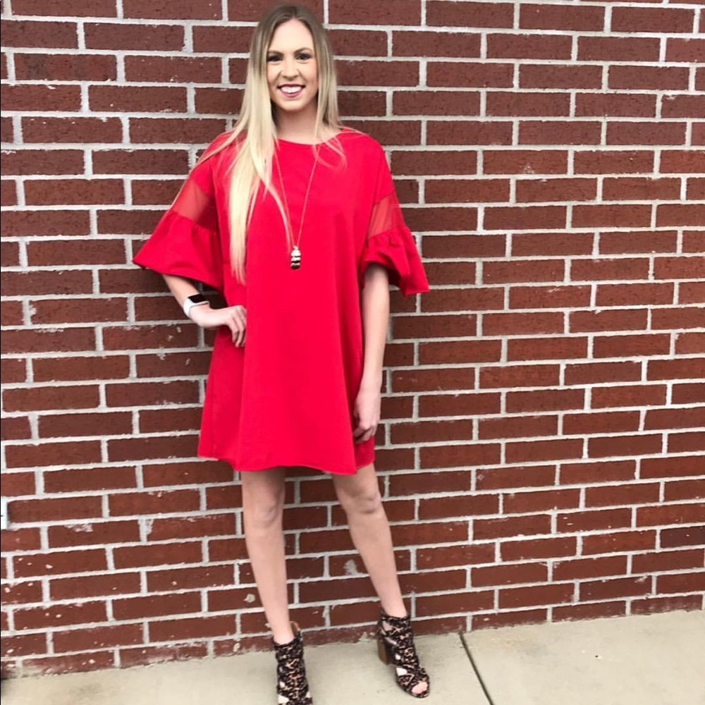 Red Tshirt dress NWT